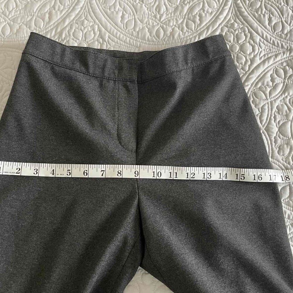 Lafayette 148 New York Grey straight knitted trousers for tall size 4 - Picture 13 of 13